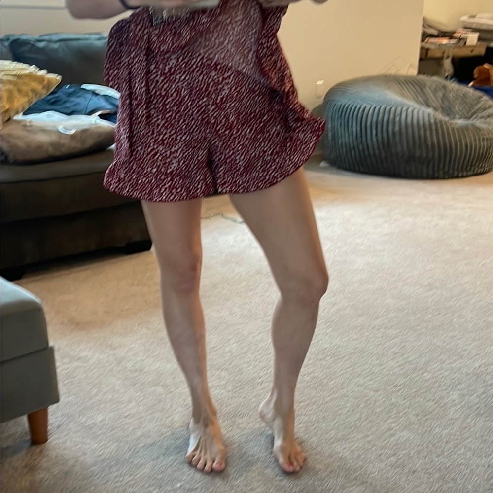 SHEIN Red Polka Dot Skort - Picture 2 of 7